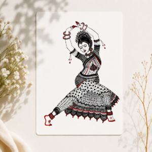 Grace in Motion – Indian Dancer Wall Art