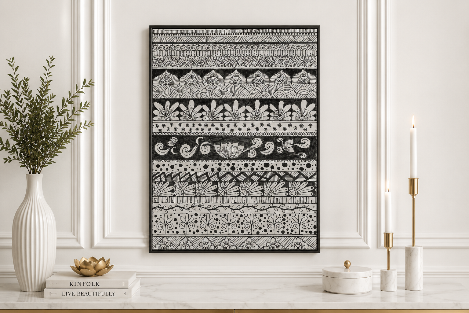 Lotus Mandala Art