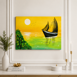 Sail into Serenity – Handmade Landscape Art
