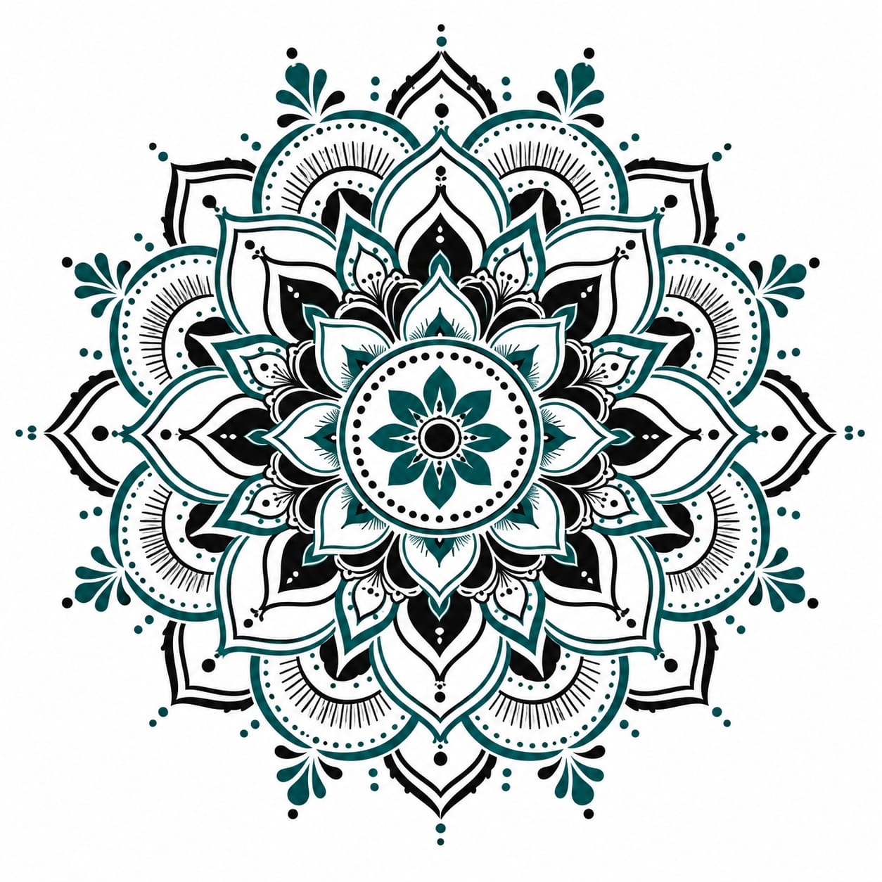 Floral Mandala Art