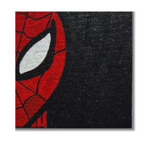 Spider-Man Inspired Red & Black Canvas Art